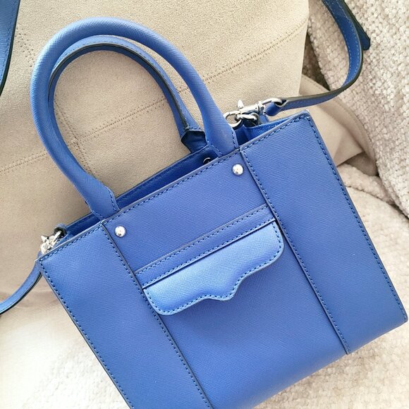Rebecca Miinkoff Mini Tote-Electic Blue-Great Condition-Like New!!! - Picture 4 of 12